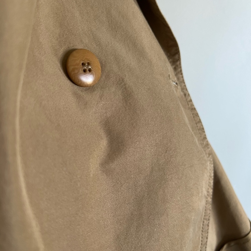 Talbots Classic Tan Trench Coat - Picture 15 of 16